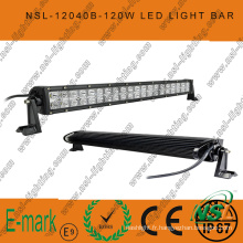 Barre lumineuse LED 40PCS * 3W, barre lumineuse LED 21 pouces 120W, barre lumineuse LED Creee 3W pour camions